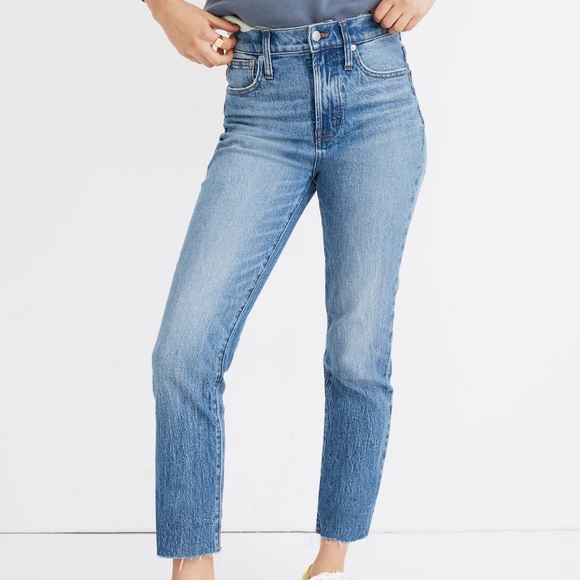 Madewell Perfect Vintage Jean Enmore Wash Raw Hem - Picture 3 of 11